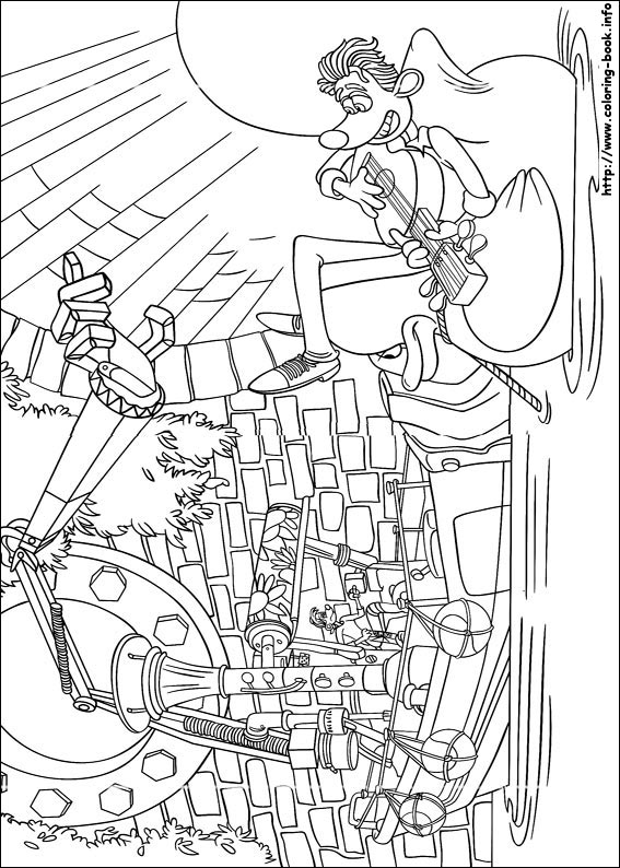 Flushed Away coloring picture